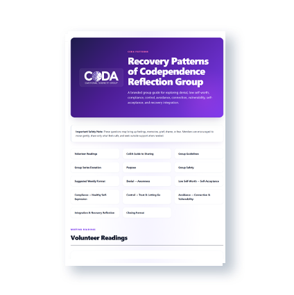 CoDA Patterns Group
