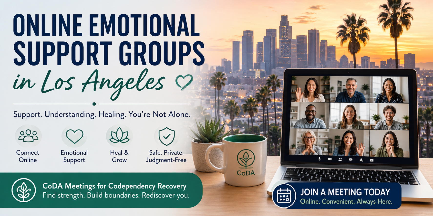 Online Emotional Support Group LA